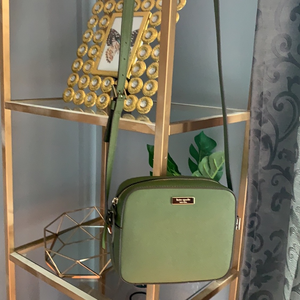 OLIVE GREEN KATE SPADE SATCHEL - Picture 5 of 6